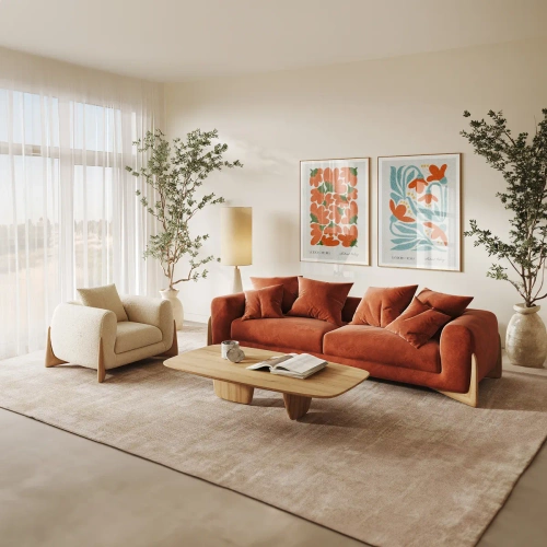 Modern flora no. 2 - Inspiração para a sala