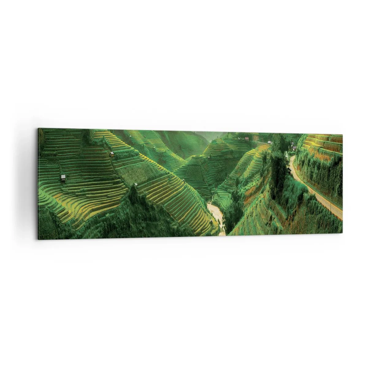 Quadro em tela - Vale vietnamita - 160x50 cm