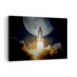 Quadro em tela - O início de uma aventura sobrenatural - 100x70 cm