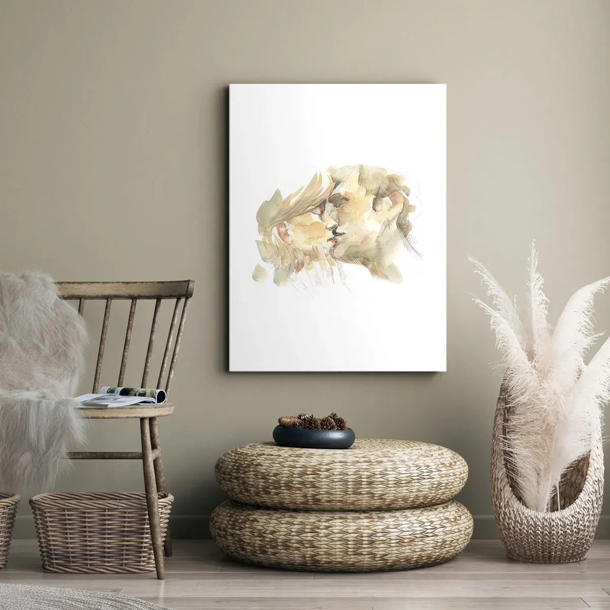 Quadro em tela - A outra metade foi encontrada? - 45x80 cm