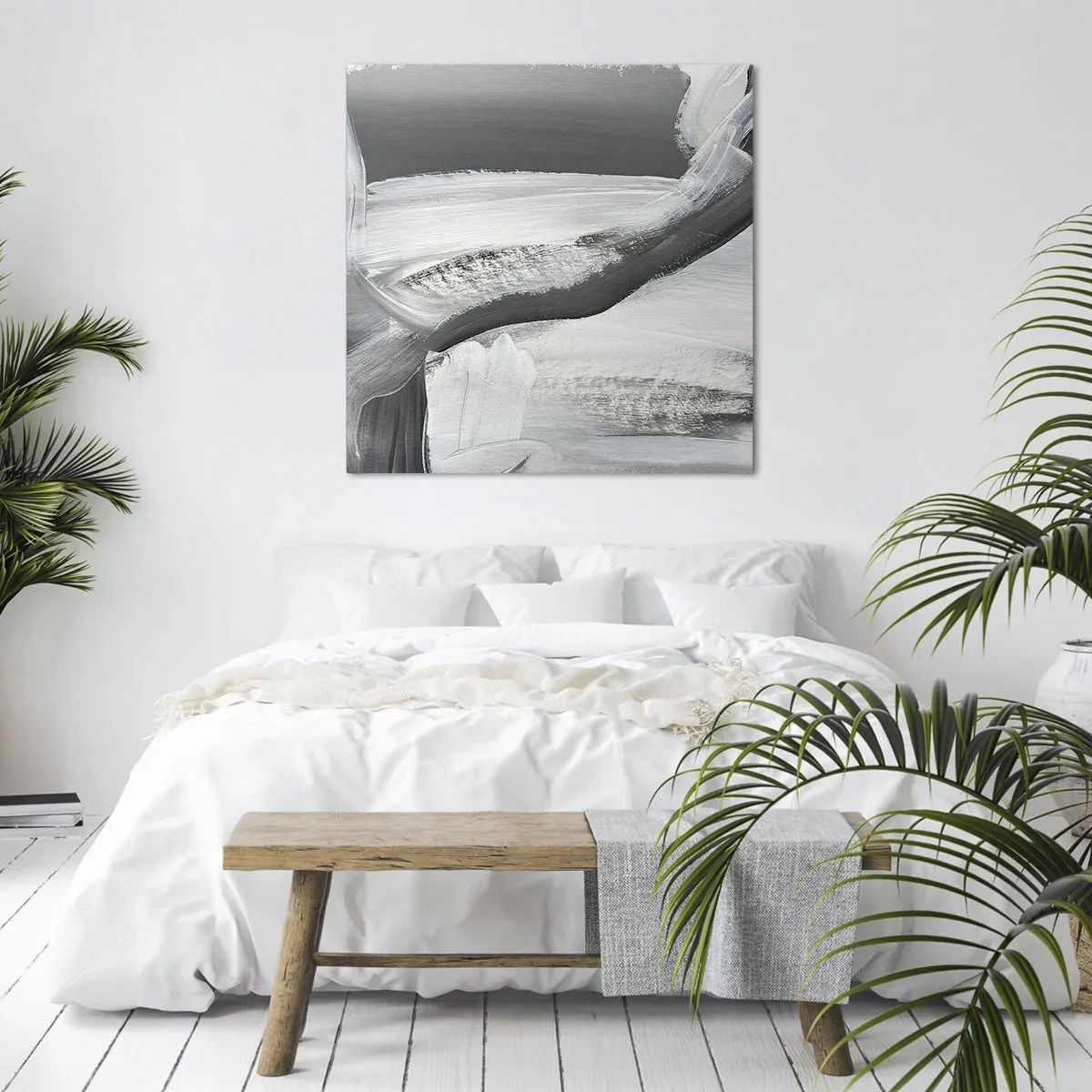 Quadro em tela - Um movimento decisivo - 40x40 cm