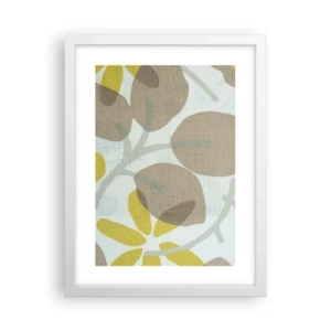 Pôster em moldura branca - Composição a pleno sol - 30x40 cm