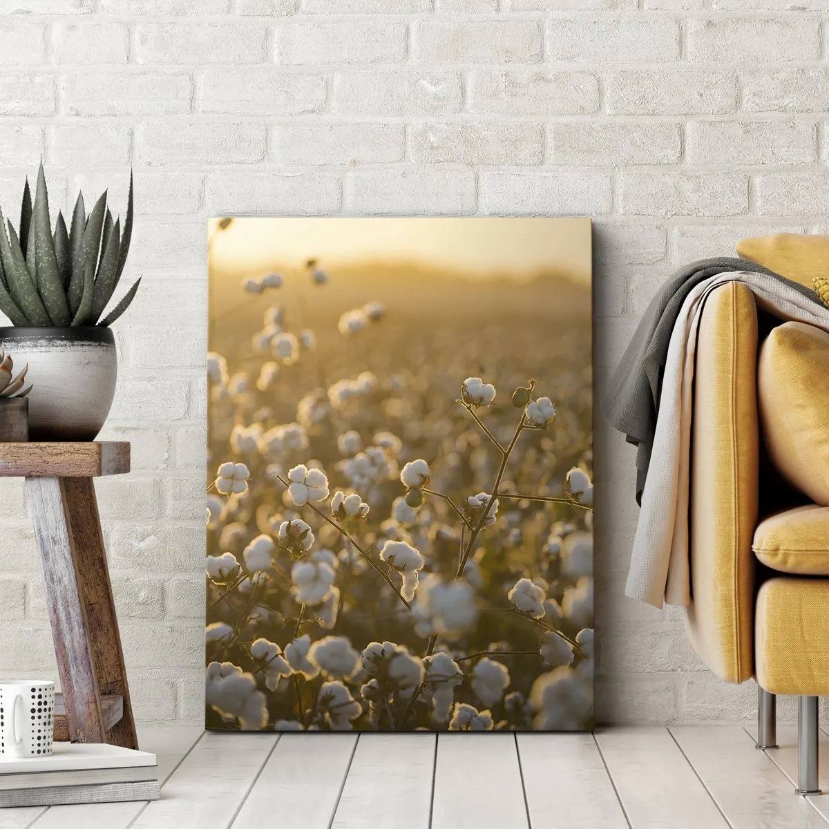 Quadro em tela - Campo macio - 50x70 cm