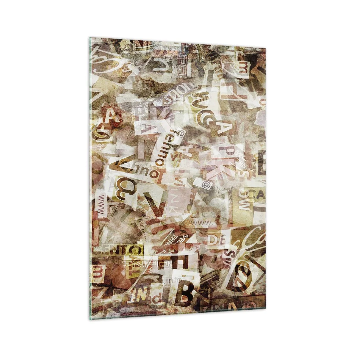 Quadro em vidro - Unificando a conversa fiada - 50x70 cm