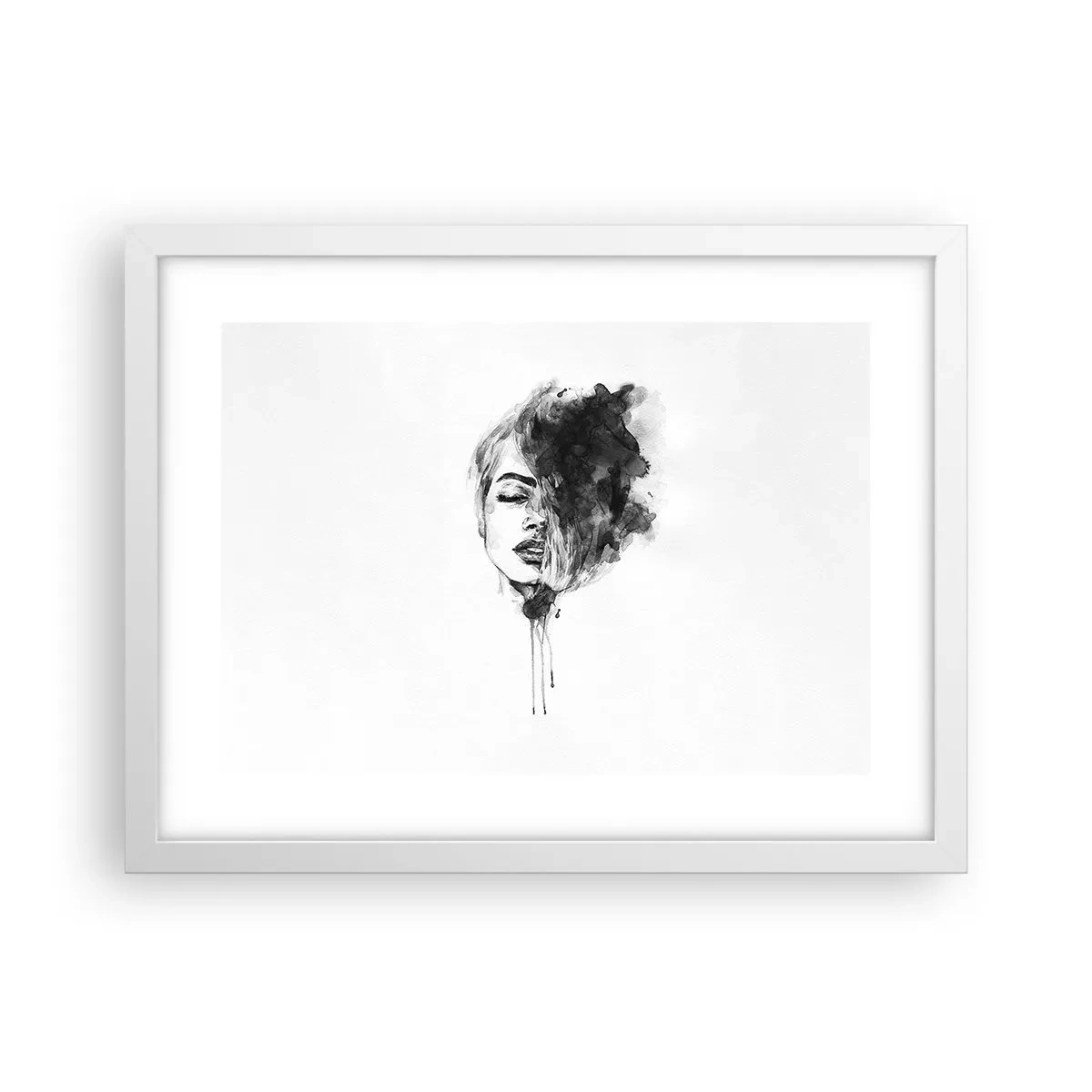 Pôster em moldura branca - O que sonha uma rapariga - 40x30 cm