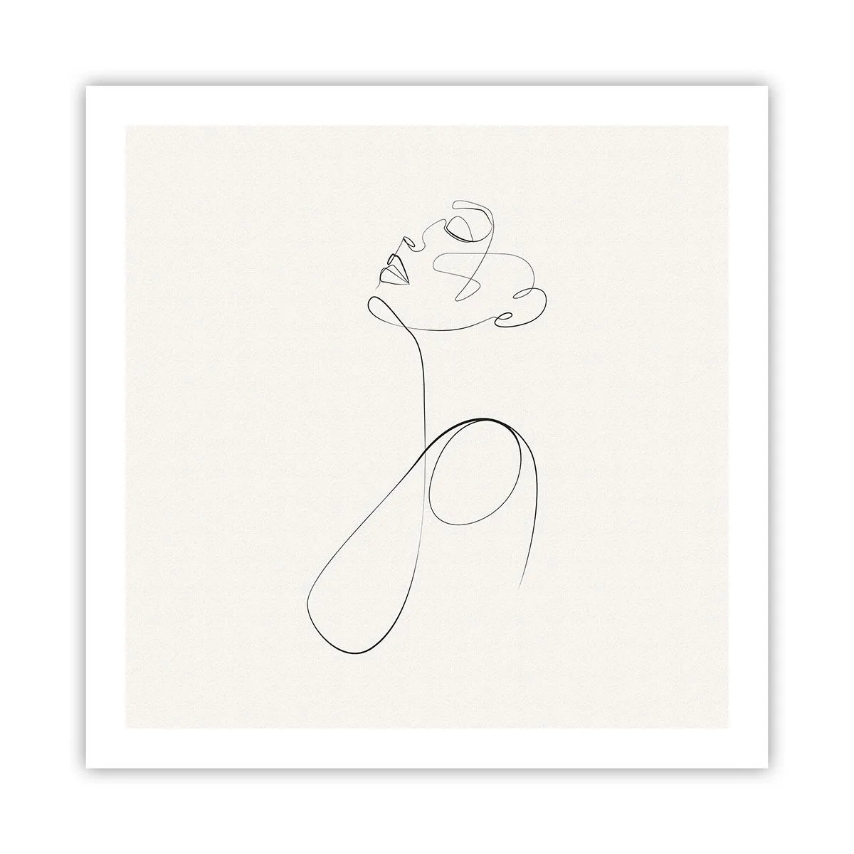 Pôster - Enrolada em sonhos - 60x60 cm