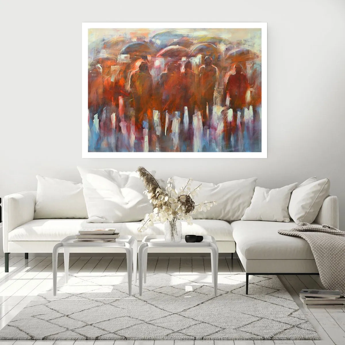 Pôster - Iguais na chuva e no nevoeiro - 100x70 cm