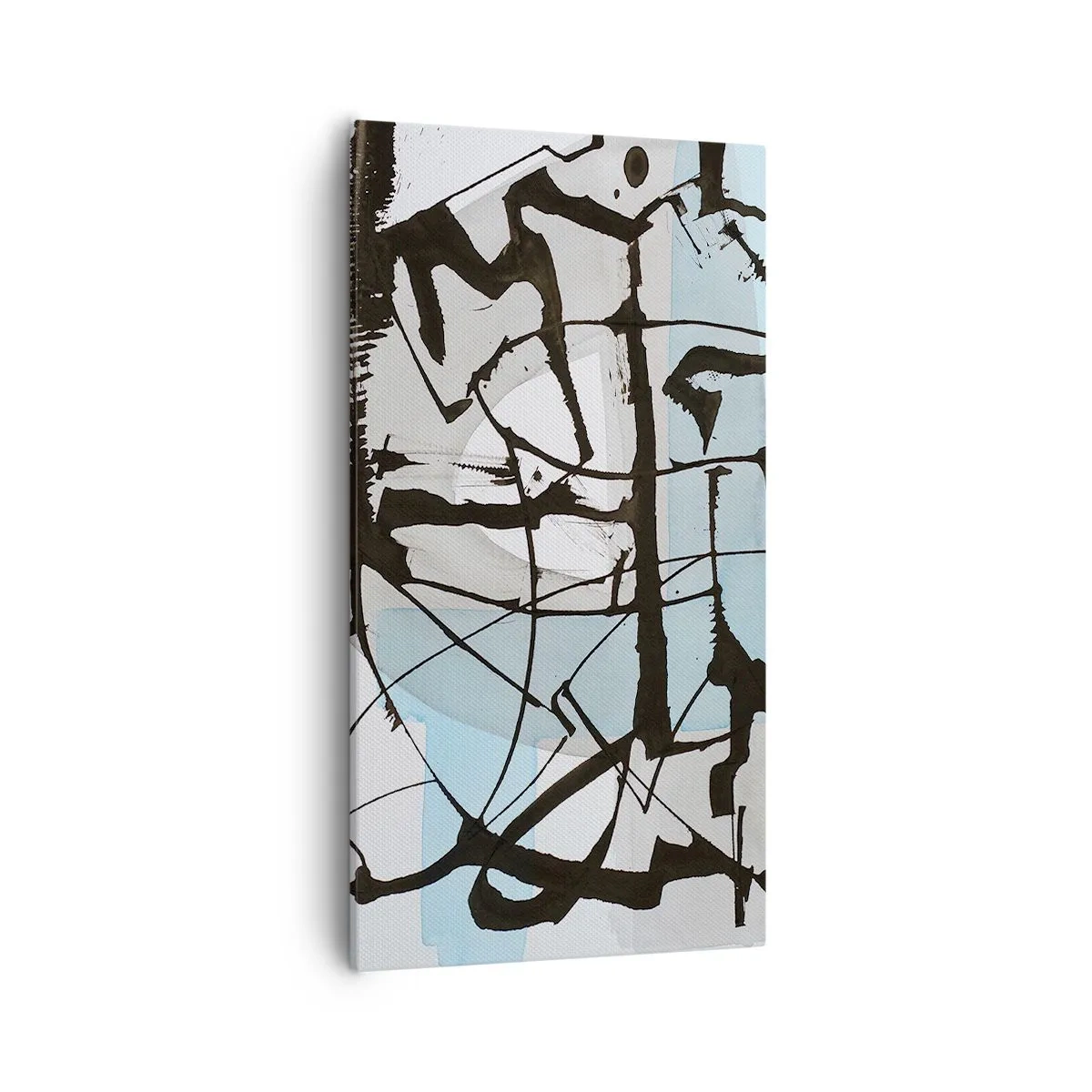 Quadro em tela - Azul mesmo assim - 55x100 cm