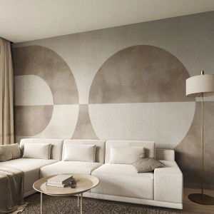 Papel de Parede Premium Canvas - Semelhanças e diferenças - Minimalismo, Brilhante, Formas - 200x140 cm