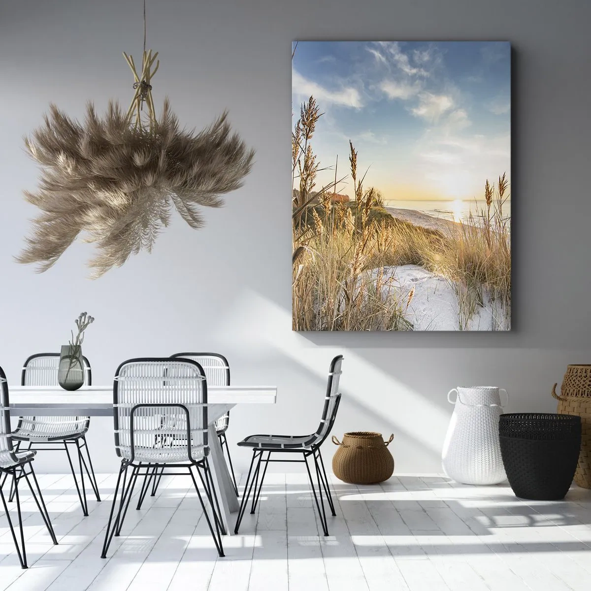 Quadro em tela - Praia do Norte - 45x80 cm