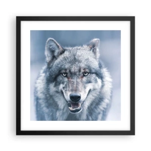 Pôster com moldura preta - Vai aceitar o desafio? - 40x40 cm