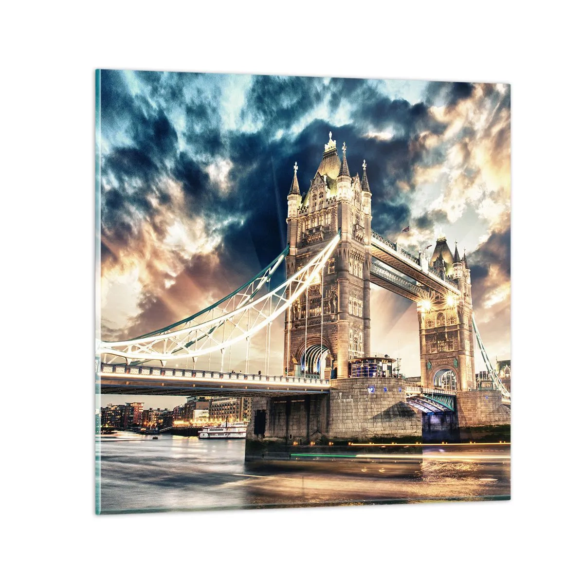 Quadro em vidro - Monumento ao Império Vitoriano - 40x40 cm