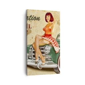 Quadro em tela - Os gloriosos anos 40 - 45x80 cm