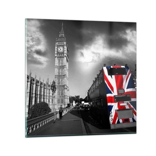 Quadro em vidro - Grande e orgulhosa - 50x50 cm