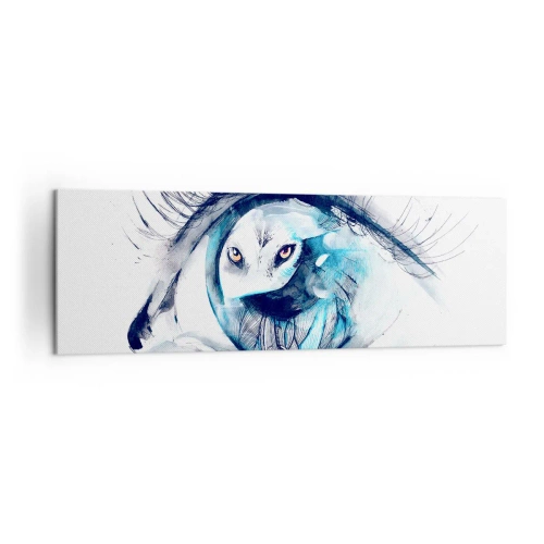 Quadro em tela - Cara a cara com o selvagem - 160x50 cm