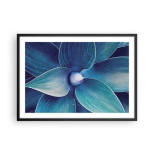 Pôster com moldura preta - O azul do céu - 70x50 cm