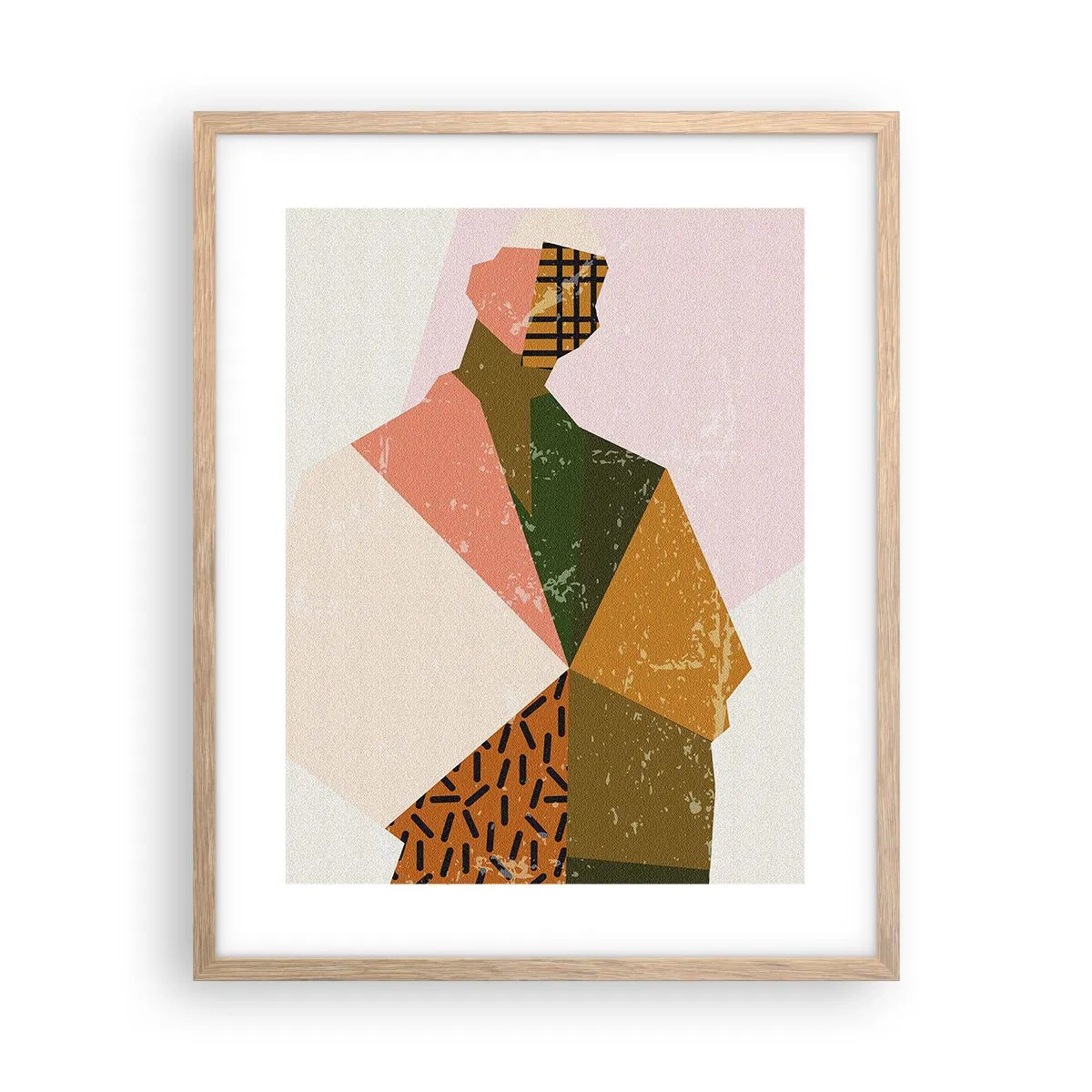 Pôster com moldura de carvalho claro - Homem – um ser complexo - 40x50 cm