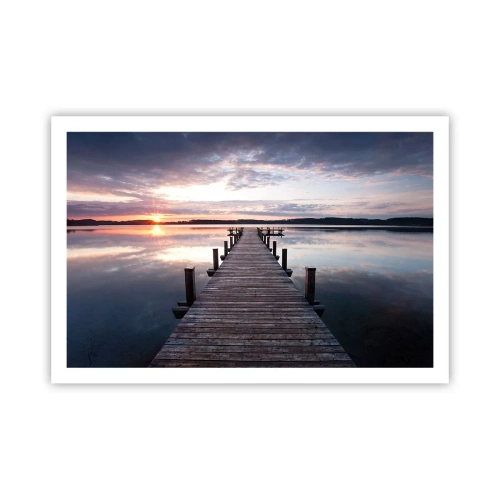 Pôster - A tranquila fronteira do dia e da noite - 91x61 cm