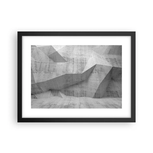 Pôster com moldura preta - Um verdadeiro desafio - 40x30 cm