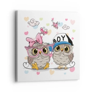 Quadro em tela - Amemo-nos! - 30x30 cm