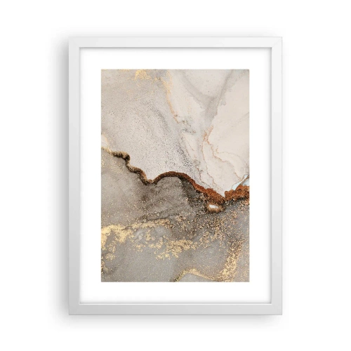 Pôster em moldura branca - No limite das cores - 30x40 cm