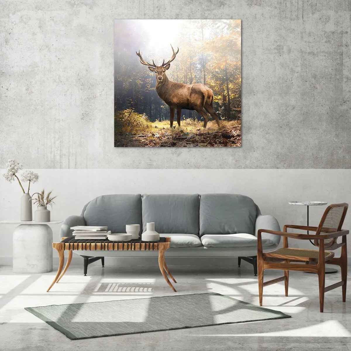 Quadro em vidro - Em plena majestade - 60x60 cm