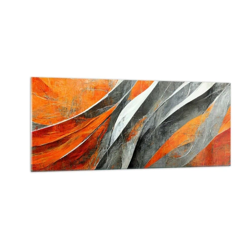 Quadro em vidro - Calor e frio - 100x40 cm