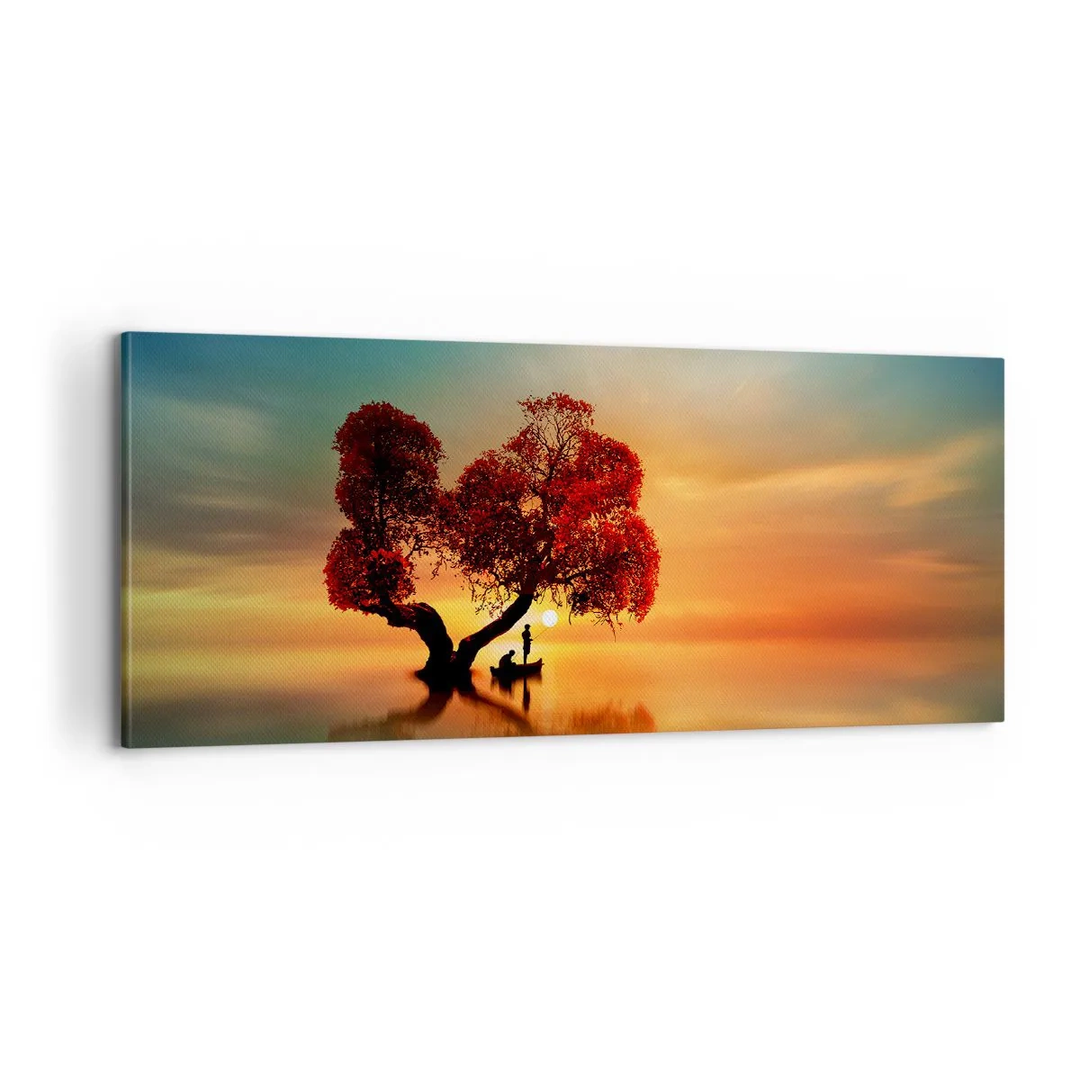 Quadro em tela - A distância e o silêncio do mundo - 100x40 cm