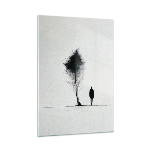 Quadro em vidro - Todos nós vagamos - 50x70 cm