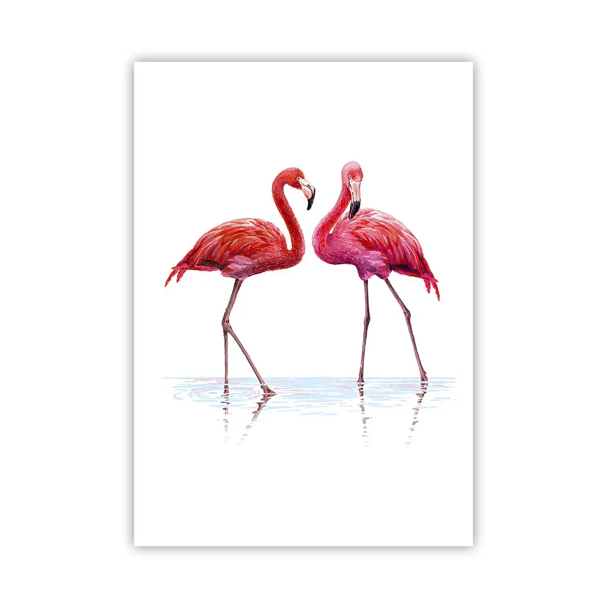 Pôster - Rosa randez-vous - 70x100 cm