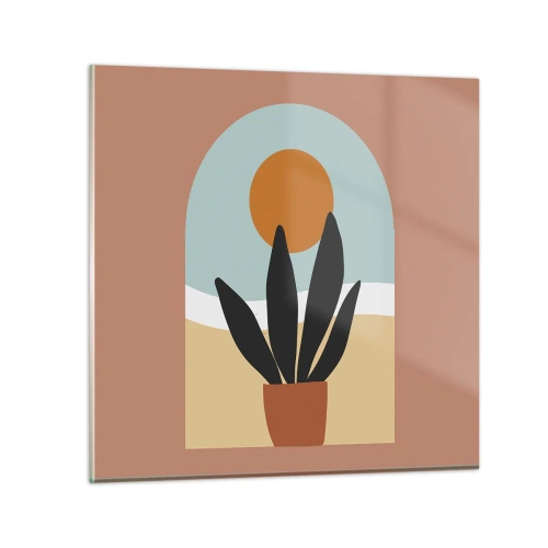 Quadro em vidro - Pequenas alegrias - 60x60 cm