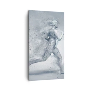 Quadro em tela - Energia limpa como um cristal - 45x80 cm