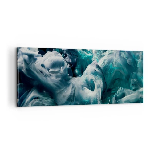 Quadro em tela - Movimento de cores - 100x40 cm