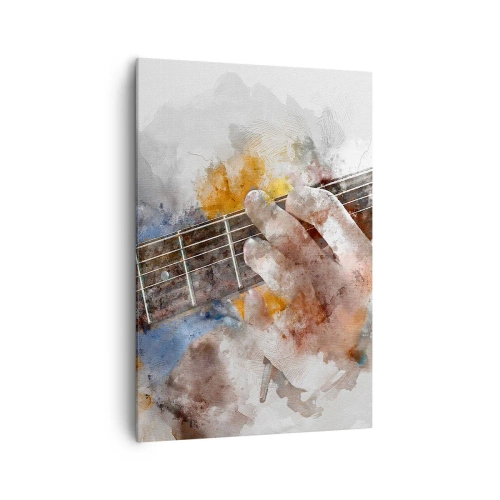 Quadro em tela - Poesia entre as cordas - 70x100 cm