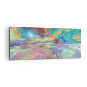 Quadro em tela - Dois Céus - 100x40 cm