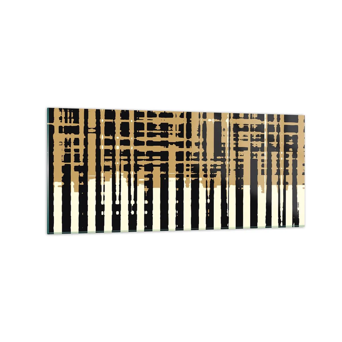 Quadro em vidro - Abstração arquitetónica - 120x50 cm