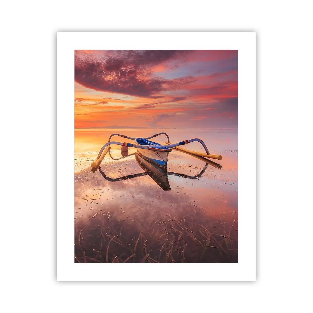 Pôster - A calma de uma noite tropical - 40x50 cm