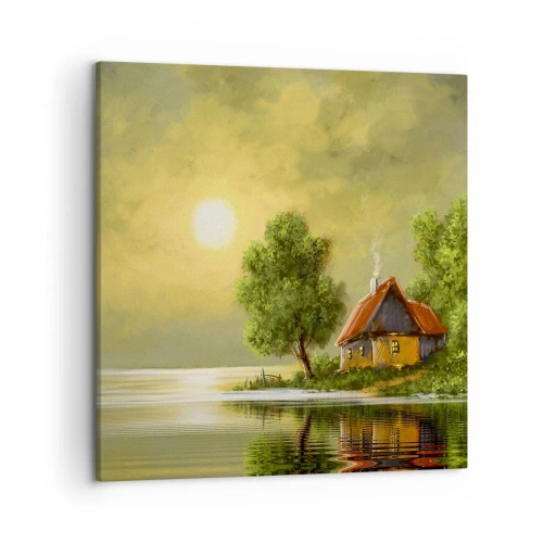 Quadro em tela - Lindo como uma paisagem - 50x50 cm