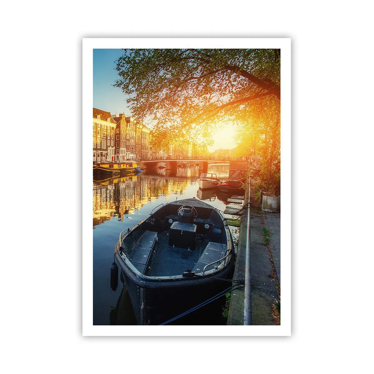 Pôster - Manhã em Amsterdã - 70x100 cm