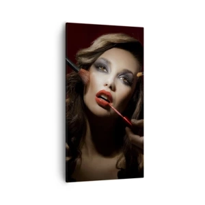 Quadro em tela - Bela sonhadora - 55x100 cm