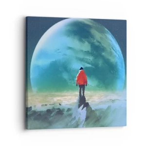 Quadro em tela - Descobridor de uma nova terra - 30x30 cm