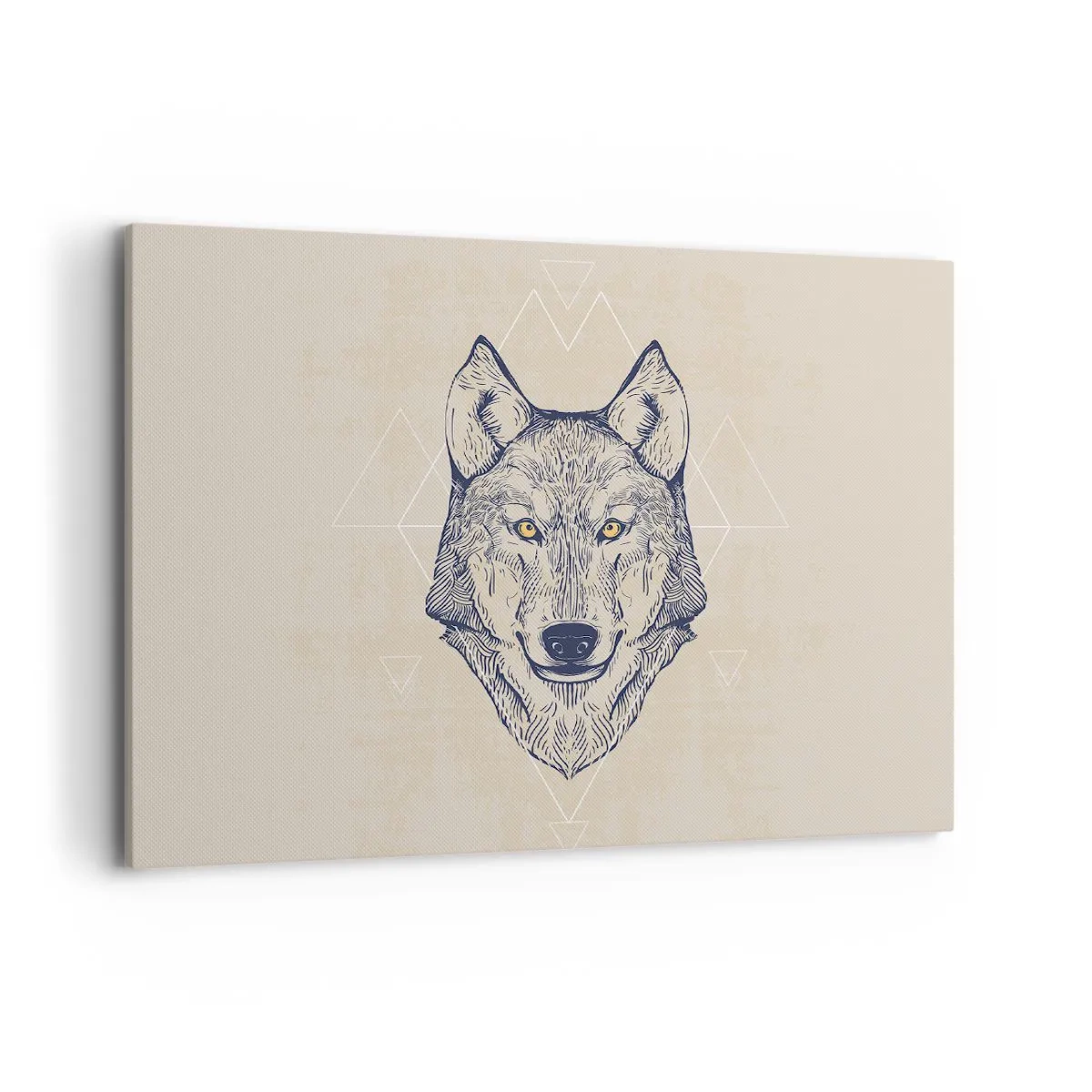 Quadro em tela - Alfa com um olhar penetrante - 100x70 cm