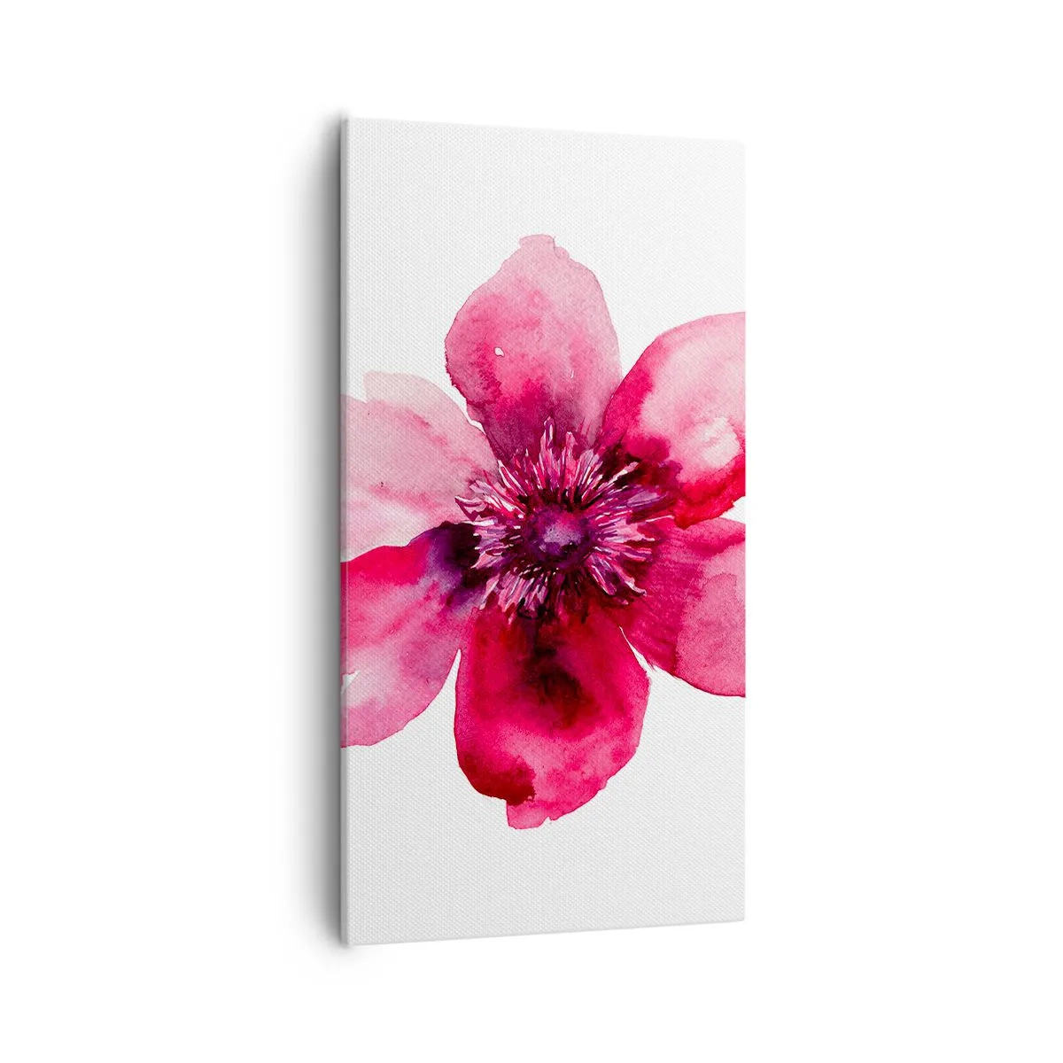 Quadro em tela - Beijo carmim perfumado - 55x100 cm