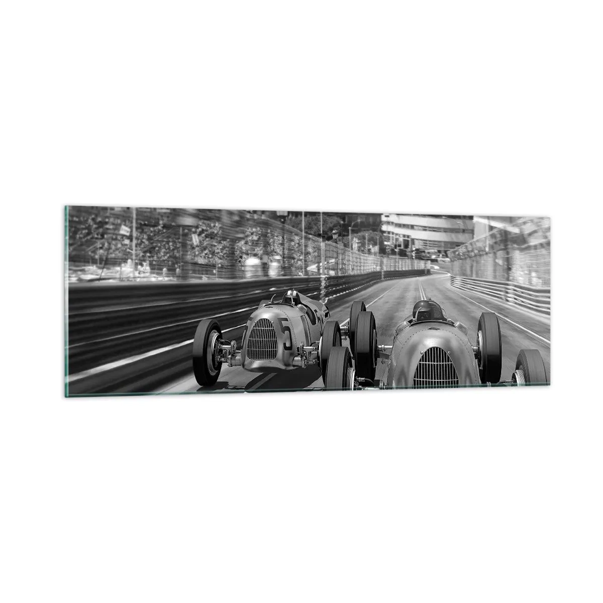 Quadro em vidro - Era uma vez em Monte Carlo - 90x30 cm