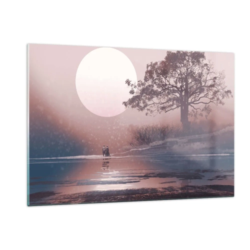 Quadro em vidro - Maravilhas da noite - 120x80 cm