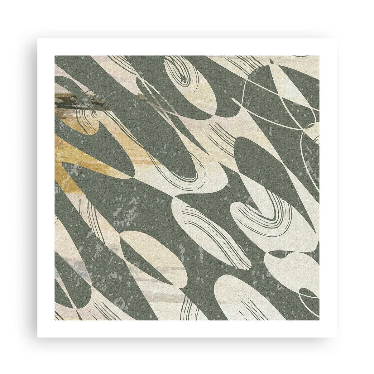 Pôster - Abstração rítmica - 60x60 cm