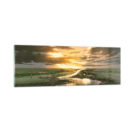 Quadro em vidro - Algures numa galáxia muito, muito distante - 90x30 cm
