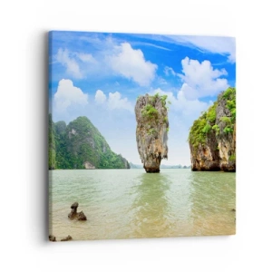Quadro em tela - Maravilhas rochosas da natureza - 40x40 cm