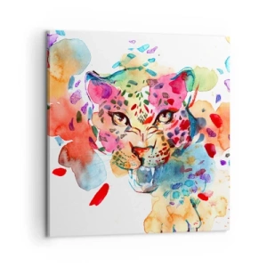 Quadro em tela - A Bela e a Fera - 60x60 cm