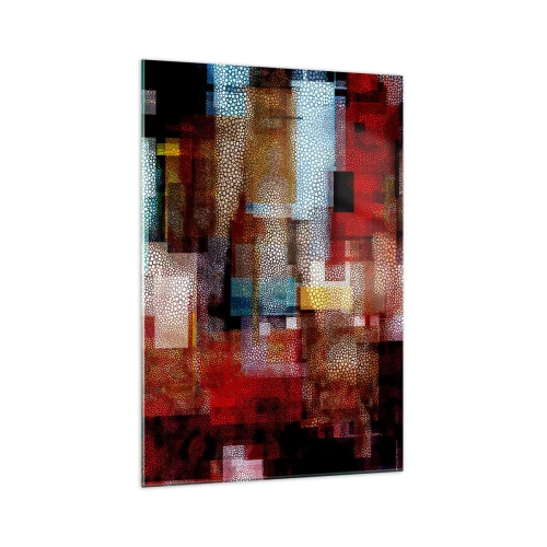 Quadro em vidro - Uma grande confusão  - 70x100 cm
